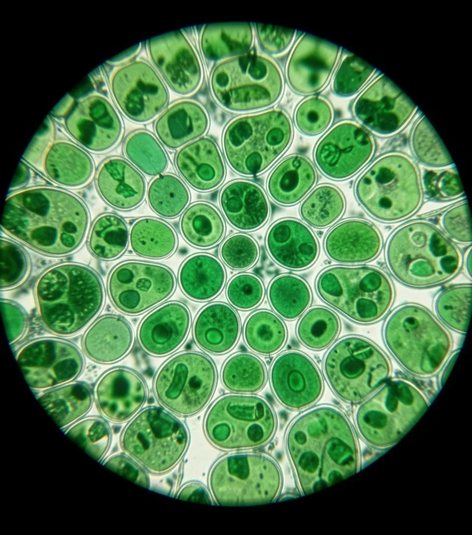 Makrofotografia ekstraktu roślinnego